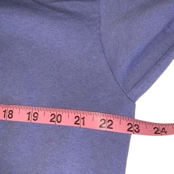 Blair Purple Short-Sleeve Pullover Sweatshirt Size XL Cotton/Polyester Blend - Picture 7 of 7